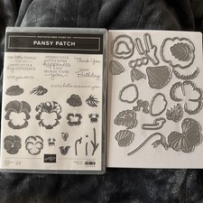 Stampin' Up PANSY PATCH Stamp Set and PANSY DIES