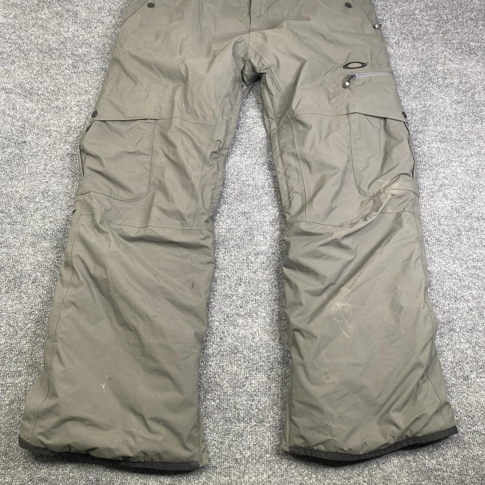 Oakley Snowboard Pants Mens Large Green 3M Thinsulate Insulated Loose Fit Pro - Image 3 of 4
