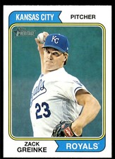Zack Greinke 2023 Topps Heritage #675 Royals MLB READ FREE SHIPPING AutographDen