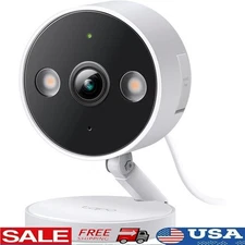 2K QHD Security Camera Indoor Outdoor Night Vision AI Detection 2-Way Audio New