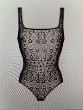 Eres Ricochet Bala Black Bodysuit Size 6 FR:38-New With Tags