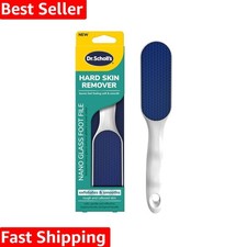 Dr. Scholl's Nano Glass Foot File: Gentle Callus Remover for Smooth Feet