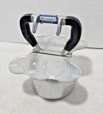 Vintage Nova Express Stovetop Espresso Maker Italy w/ 3 Gaskets Preowned