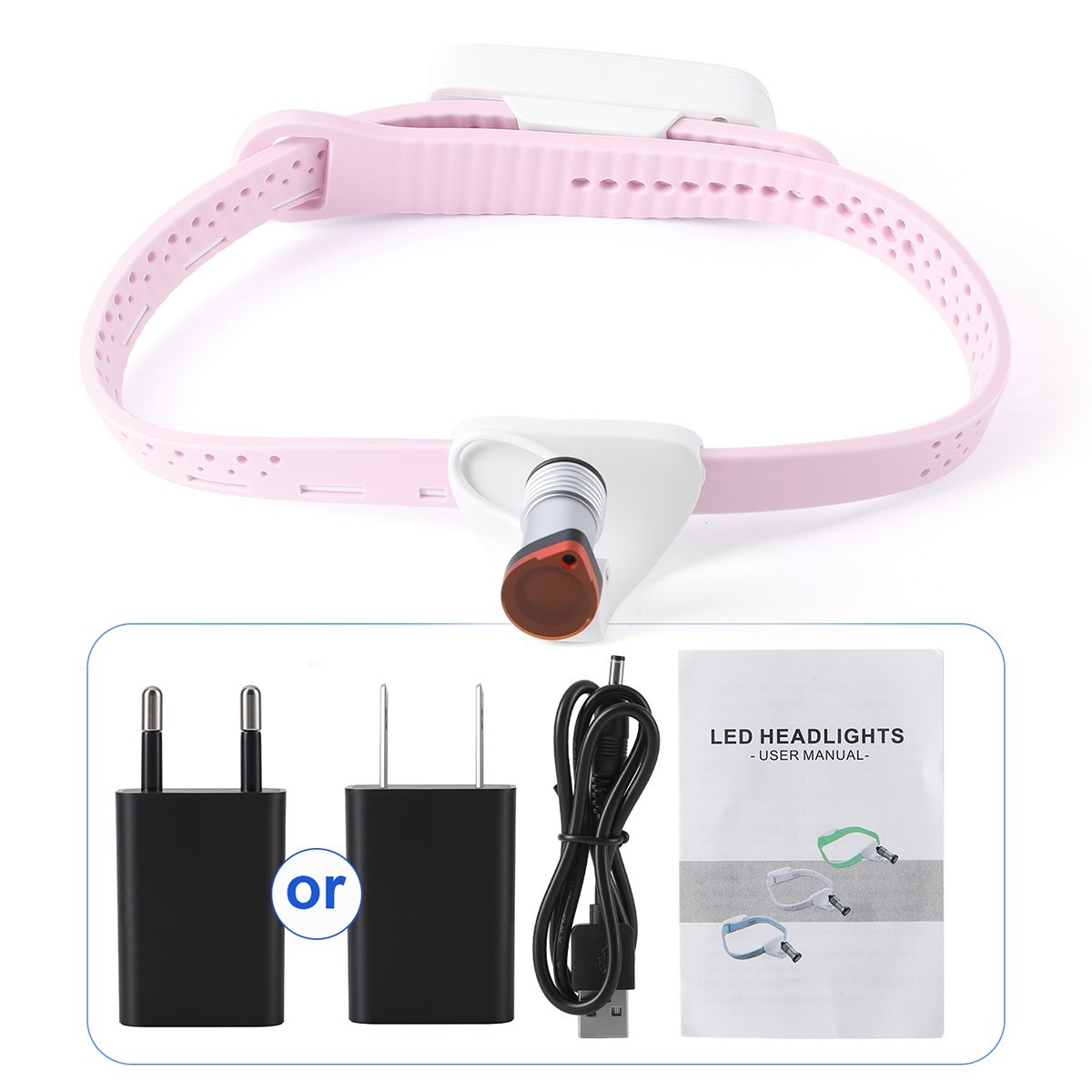 Cordless Dental Portable HeadLight Silicone Headlamp Surgery Medical 5W LED