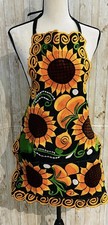 Mexican Embroidered Kitchen Apron, Mandil Mexicano Bordado One Size Fits Most