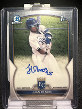 2023 Bowman Chrome - Prospect Autographs #CPA-JOS Juan Olmos (AU, RC)