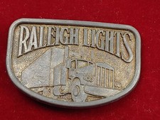 RALEIGH LIGHTS Bronze Belt Buckle, Fits 1.75" Belt w/ FREE Gift Box