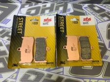 SBS Street Sinter HH Front Brake Pads for Triumph 675 Street Triple R 2009-2017