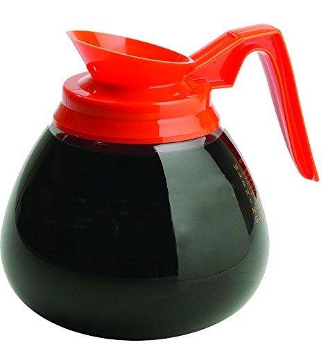 For BUNN Commercial Brewer - 3 Coffee Pots/Decanters/Carafes Black & Orange, NEW
