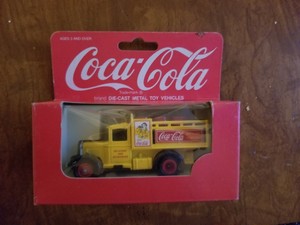 coca cola die cast metal toy vehicles