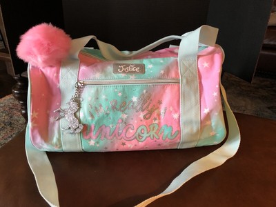 justice gym bag