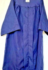NAVY MATTE BLUE GRADUATION GOWN , CHOIR,ROBE ,CLERGY, JOSTENS AND OTHER SIZE
