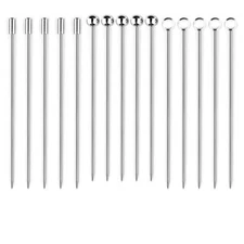 15 PCS Stainless Steel Cocktail Picks Martini Picks Set