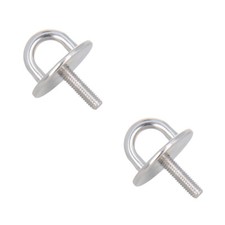 Pad Eye M6/8/10 3 Strip Type Eye Plate with Threaded round base Stainless Steel