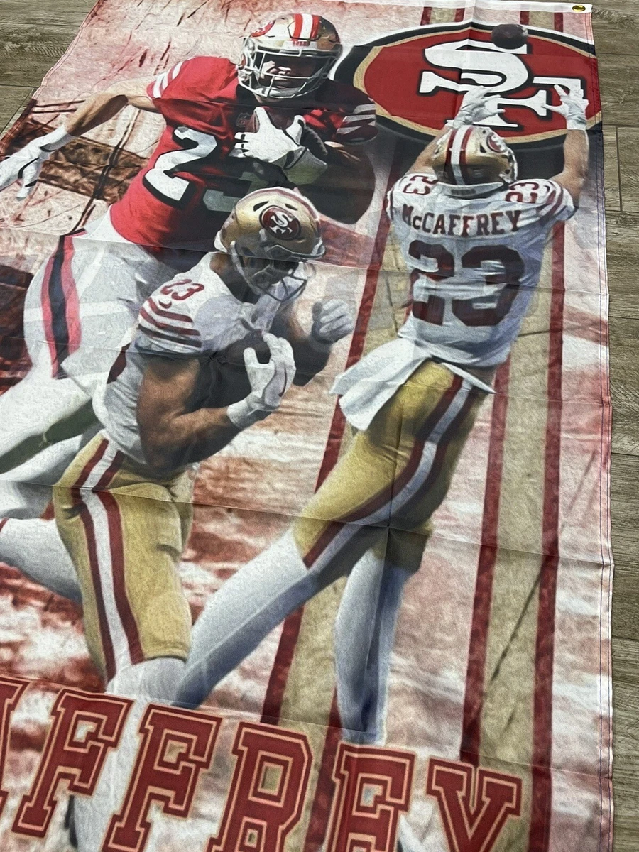 San Francisco 49ers Christian Mc Caffrey 3 x 5 Banner Quest For