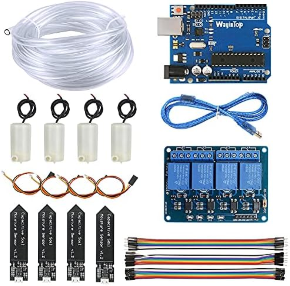 Irrigazione Automatico DIY Kit, Scheda di Sviluppo + 4 Canale 5V RelÃ¨ + 4pcs Se