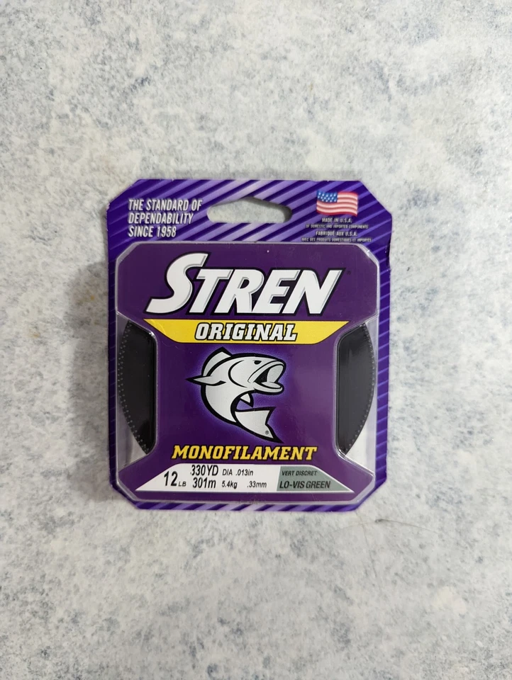 Línea de pesca monofilamento original STREN 12 lb. 330yd NUEVO SOFS12-22 Foto 2 de 4