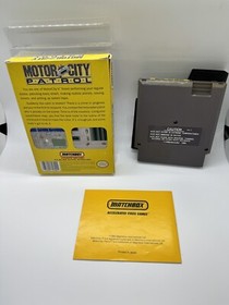 Matchbox: Motor City Patrol Nintendo NES Complete CIB Rare!!!