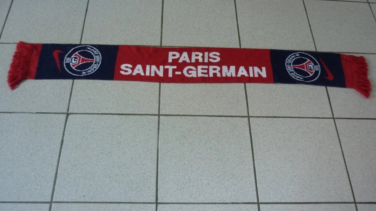 Écharpe De Foot Vintage – Paris Saint Germain – France – Antique Allez PSG