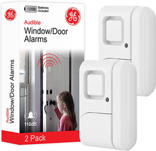 Personal Security Window and Door Alarm, 2 Pack, DIY Protection, Burglar Alert,