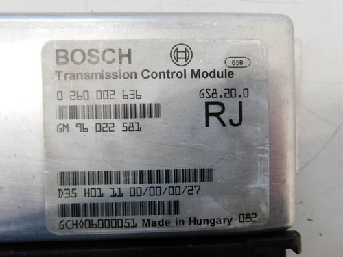 Steuergerät Automatikgetriebe  Frontera AUTOMATIC B 2.2 DTI 0260002636,/DC150