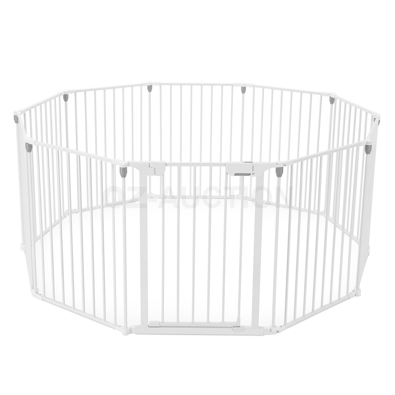 4 in 1 Pet Dog Baby Playpen 10 Panel Kids Safety Gates Interactive