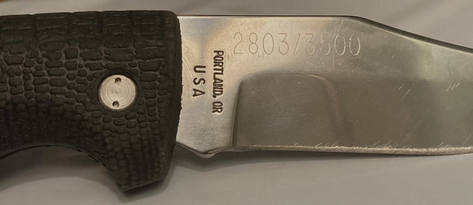 "Cuchillos Gerber 650 Mac Tools edición limitada 2803/3500 usados en excelente estado 5"" cerrados" Foto 4 de 4