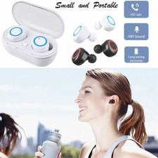Mini Bluetooth Wireless In-Ear Earphones Stereo Earbuds Headset for Cell Phones