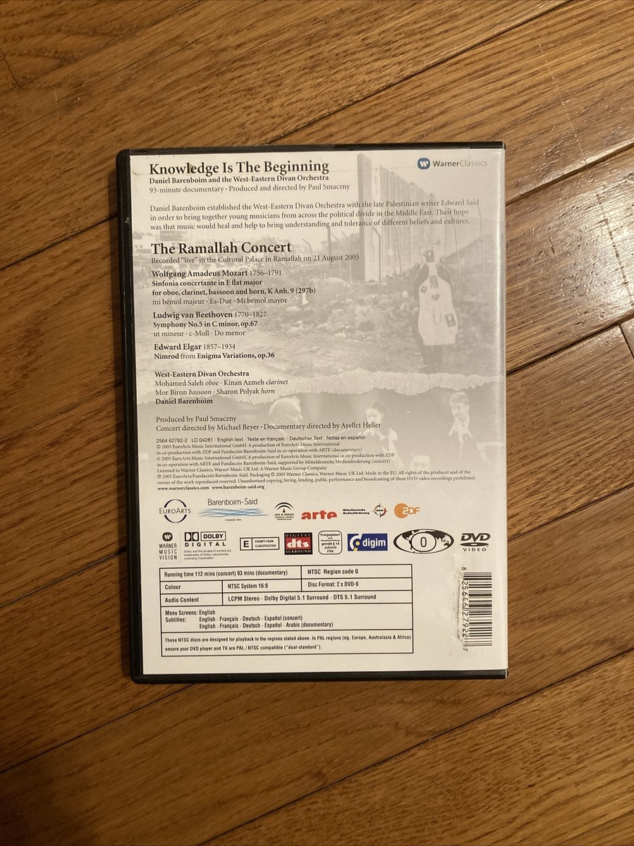 Daniel Barenboim - Ramallah Concert ( DVD , 2-Disc Set