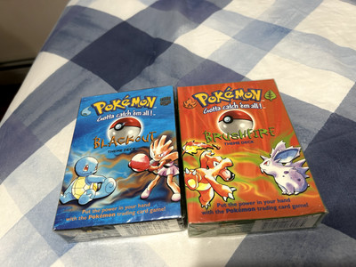 Pokémon Theme Deck Trading Card Game FACTORY SEALED Brushfire and Blackout