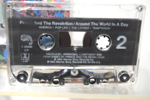 Vtg Prince and the Revolution Around the World in a Day TApe Cassette - Picture 4 of 4