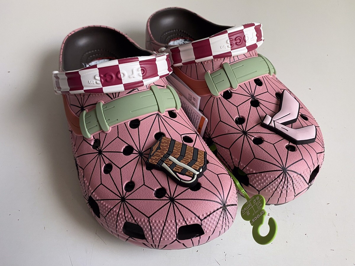 Crocs Demon Slayer Nezuko Pink Anime Classic Clog 209320-206 Men's