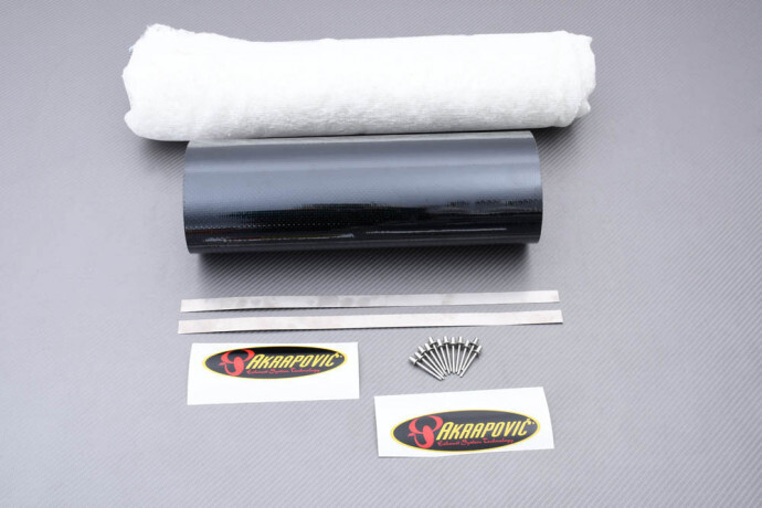 Kit manchon carbone Akrapovič P-RK9CL38 pour la rénovation de l'échappement S-H6E2L-C