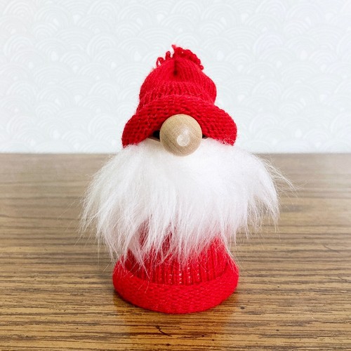 Swedish Tomte Santa Mini Figure 4" Christmas Wood Elf Nisse Scandinavian - Picture 8 of 8