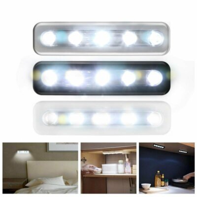 2er Set LED Unterbauleuchte Push Light Touch Strahler Druck Lampe Nachtlichter