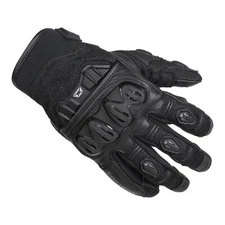 Cortech Hyper-Flo Air Mens Leather/Textile Motorcycle Gloves Black