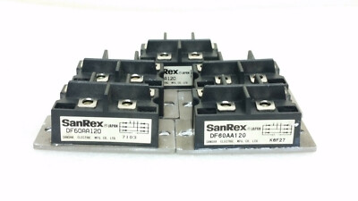 Lot of 5 Sanrex Sansha DF60AA120 Three Phase Bridge Rectifier 60A 1200V 3-PH .AE