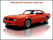 1976 Pontiac Firebird Trans Am New Metal Sign Beautiful Restoration