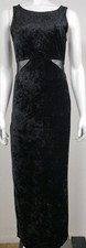 All That Jazz Womens Dress Black Sleeveless Cocktail Party Evening Sheer Vintage