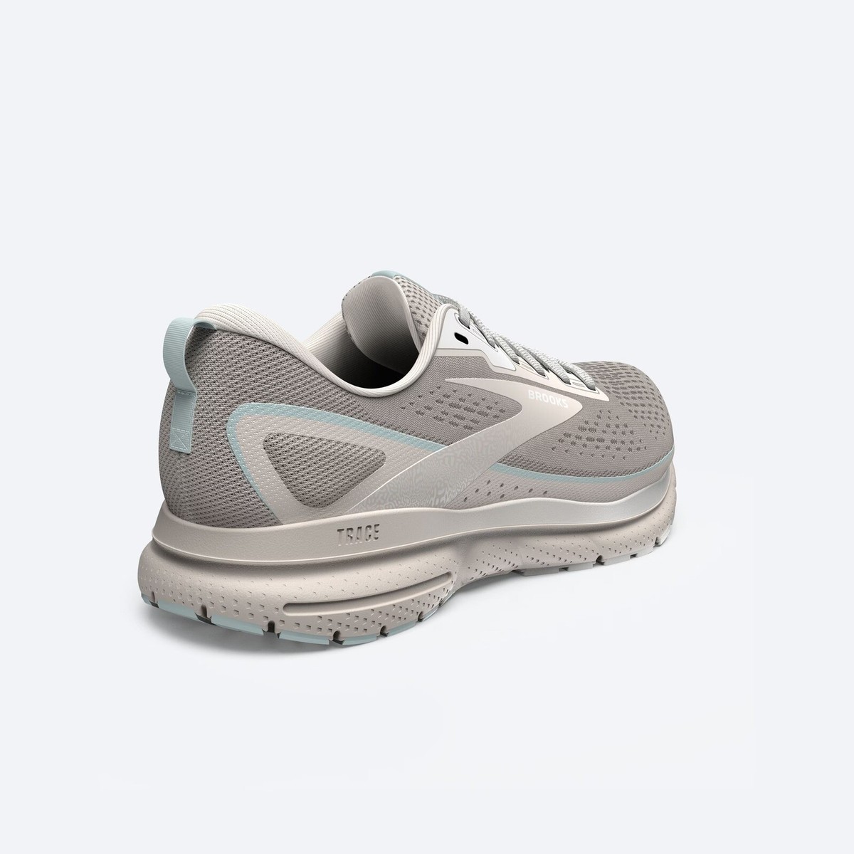 Brooks Light Gray Trace 3 Athletic Sneakers Sz 8 Brooks Trace 3 [1204011B270] Women Running Shoes Crystal  main image 4