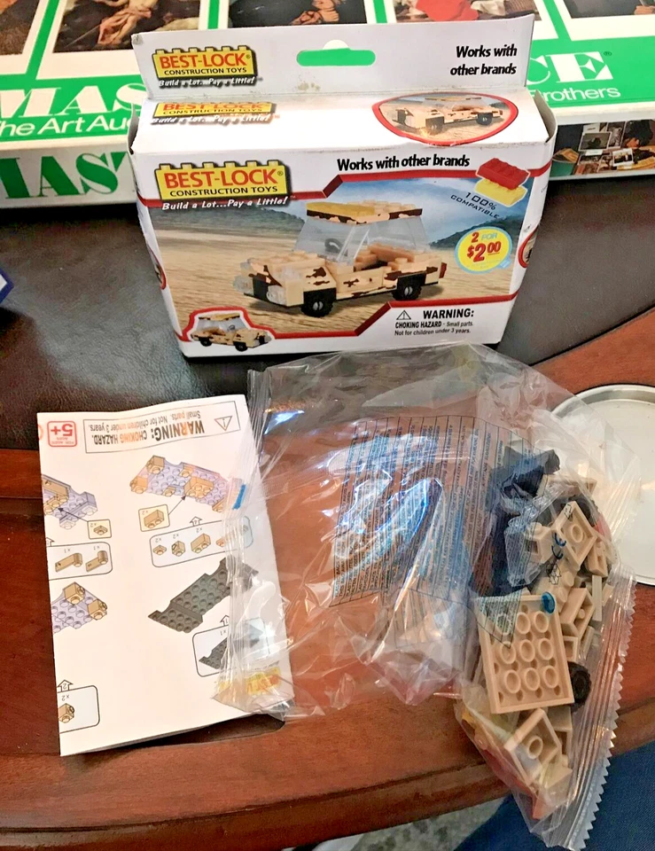 Best Lock Construction Toys Desert Jeep Truck 2011 - Image 2 of 4