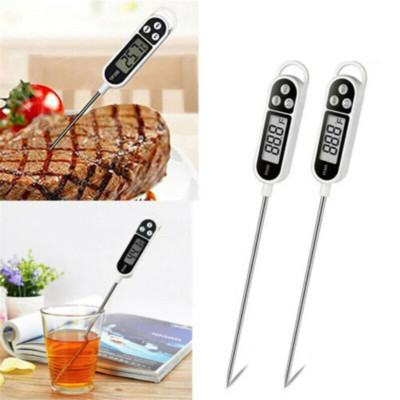 2-Piece Digital Food Thermometer Set   Meat, BBQ, and Oven Cooking Probe