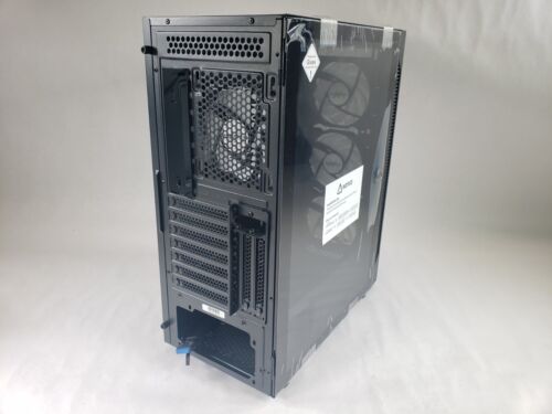 MUSETEX ATX PC Pre-Install 6 PWM ARGB Fans, Polygonal Mesh Computer Gaming Case - Picture 8 of 18