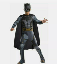 Justice League Batman Muscle Chest Halloween Costume Size S 4-6x 
