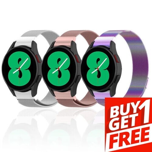 Para Samsung Galaxy Watch 4 Classic 5 Pro Milanese Reloj de Metal Correa Lazo Correa Banda Reino Unido - Imagen 1 de 6