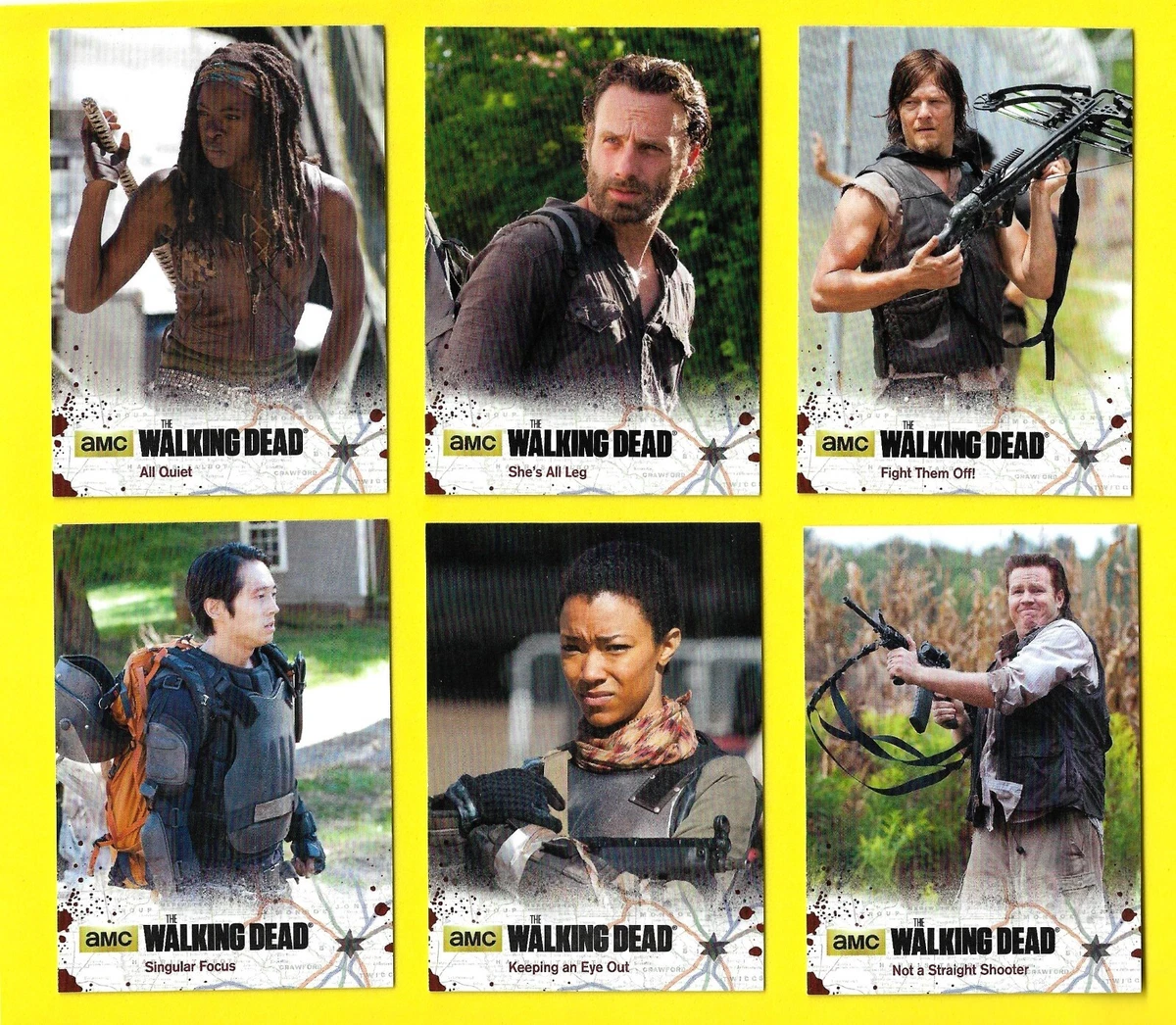 The Walking Dead Puzzle Collectable Trading Cards for sale | eBay