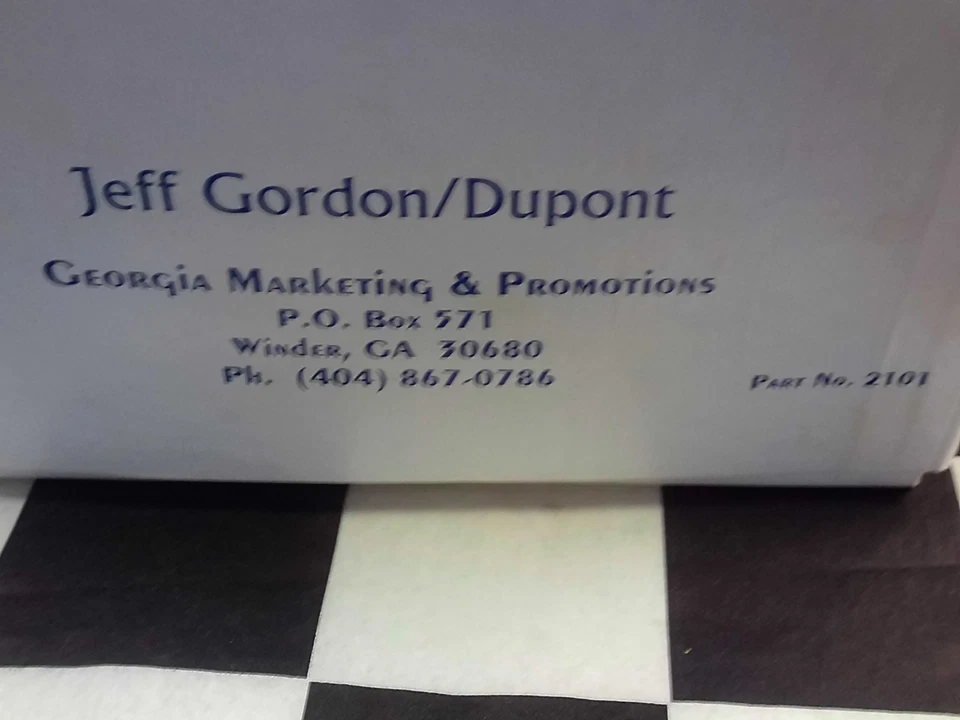 Jeff Gordon #24 1:64 Peachstate 1st Edizione Dupont Rimorchio Attrezzatura - Immagine 3 di 4