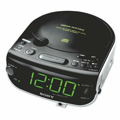 Sony Dream Machine ICF-CD815 AM/FM Stereo CD Clock Radio