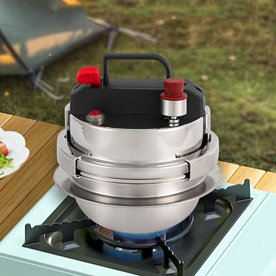 Small Pressure Cooker Kitchen Cookware for Travel Family