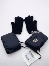 NEW 100% Authentic Moncler Women Fingerless Gloves with Down Puffer  Size S, L
